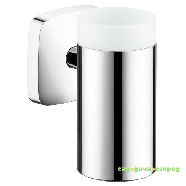 Фото Держатель зубных щеток со стаканом Hansgrohe PuraVida 41504000