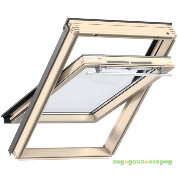 Фото Окно мансардное Velux Optima Стандарт GZR 3050 (SR08) 1140х1400 мм ручка сверху