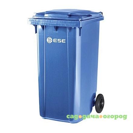 Фото Контейнер пластиковый для мусора Ese 240 л синий