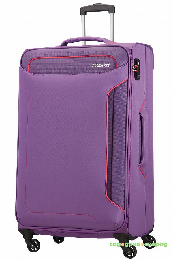 Фото Чемодан American Tourister Holiday Heat фиолетовый S