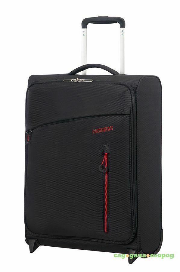 Фото Чемодан American Tourister Litewing Volcanic Black S