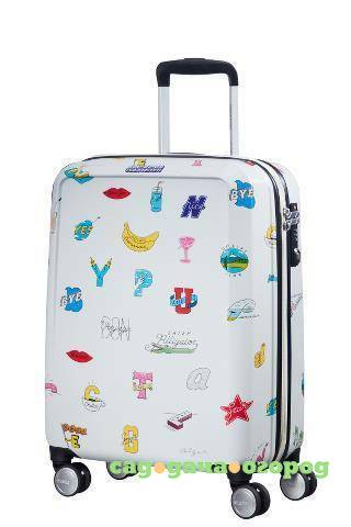 Фото Чемодан American Tourister CEIZER FUN белый принт S