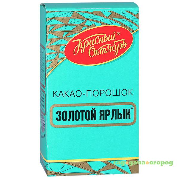 Фото Какао-порошок Красный Октябрь Золотой ярлык 100 г