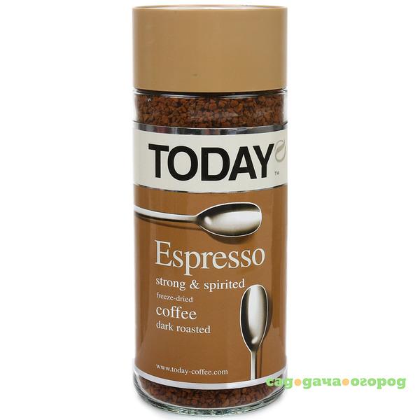 Фото Кофе растворимый Today Espresso 95 г