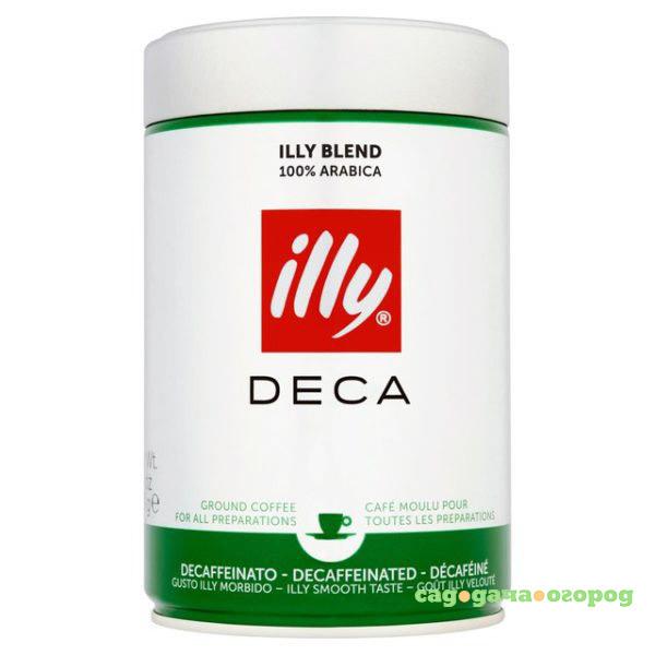 Фото Кофе молотый Illy Espresso Deca без кофеина 250 г