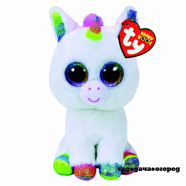 Фото Мягкая игрушка TY Beanie Babies Единорог pixy 15 см