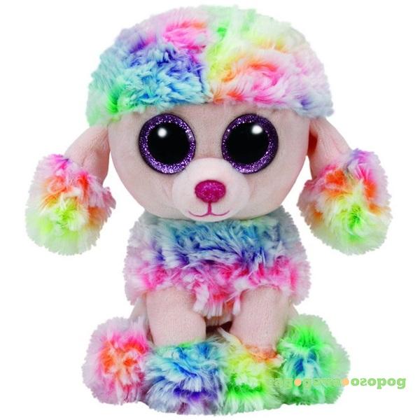 Фото Мягкая игрушка TY Beanie Boo's собачка rain 15 см