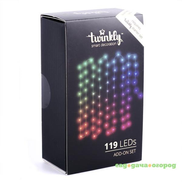Фото Smart-гирлянда 119 LED-лампочек 3 цвета Twinkly (tw-119-a-ru-mm)