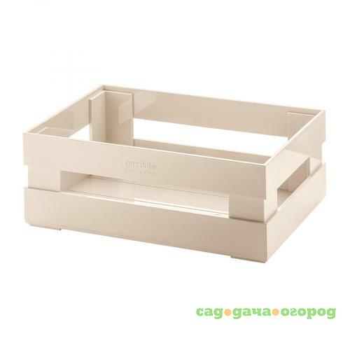 Фото Ящик для хранения guzzini, Tidy & Store, 22,5*15,5*8 см, бежевый