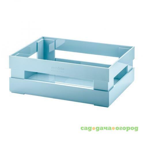 Фото Ящик для хранения guzzini, Tidy & Store, 22,5*15,5*8 см, голубой