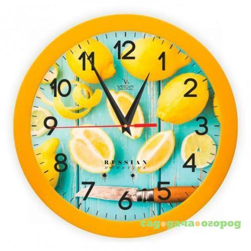 Фото Часы настенные ВЕГА, Лимоны, 28,5 см