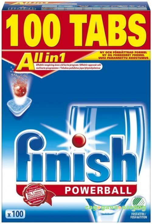 Фото Таблетки для посудомоечной машины finish, All in 1, 100 шт