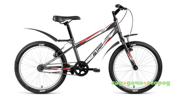 Фото ALTAIR MTB HT 20 1.0 (рост 10.5") 2018 (серый мат., RBKN8JN01007)