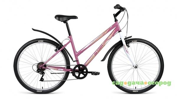 Фото ALTAIR MTB HT 26 1.0 Lady (рост 17") 2017(фиолетовый, RBKN8MN66012)