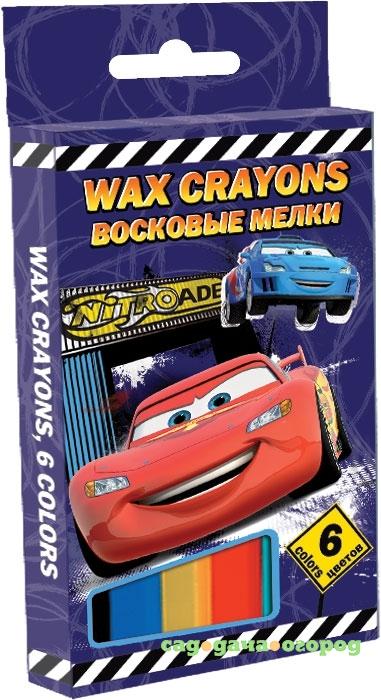 Фото Мелки восковые Disney Cars 6 цв.