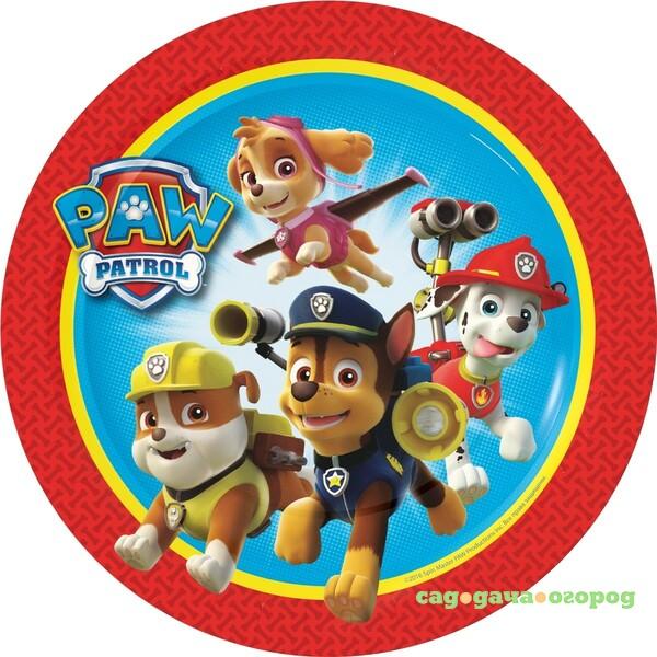 Фото Тарелки одноразовые Paw Patrol 6 шт.