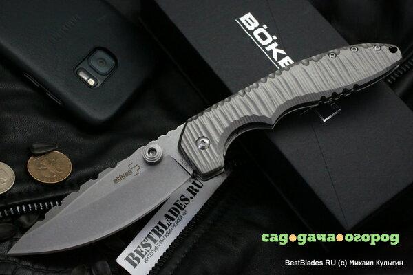 Фото Нож Boker 01bo034 Sulaco Titanium