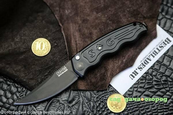 Фото Нож SOG, ST-02 SOG-TAC Automatic Black TiNi