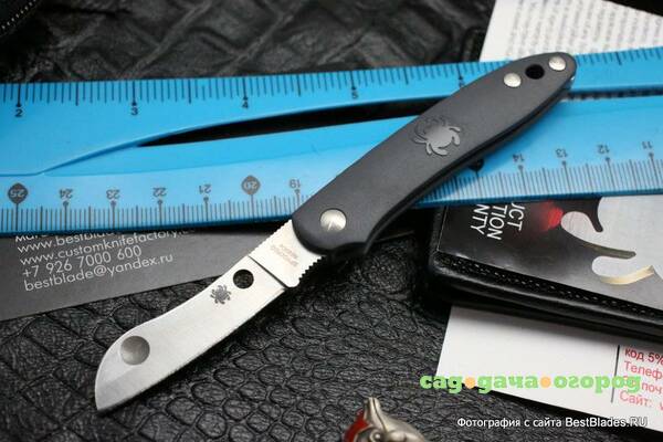 Фото Нож Spyderco Roadie Gray FRN 189PGY