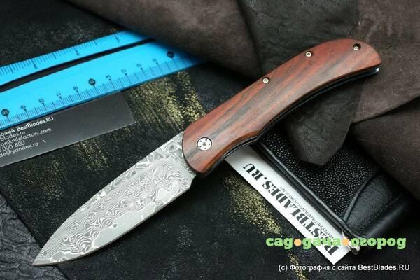 Фото Нож Boker 01bo222 DAM Exskelibur I Cocobolo Damast