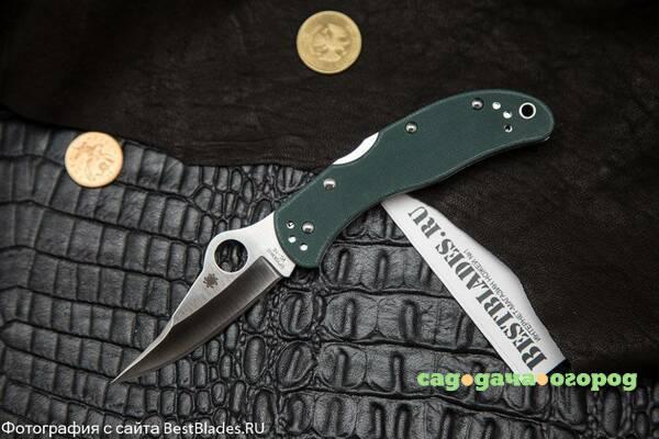 Фото Spyderco Worker зеленая G-10 01GPGR