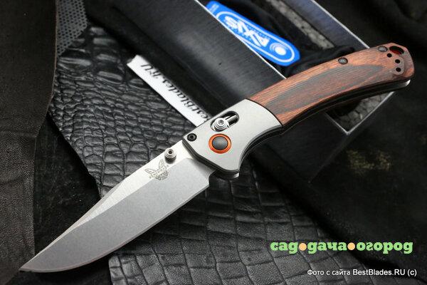 Фото Складной нож Benchmade 15085-2 Mini Crooked River