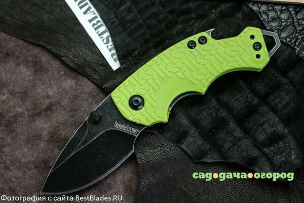 Фото Нож KERSHAW Shuffle 8700LIMEBW