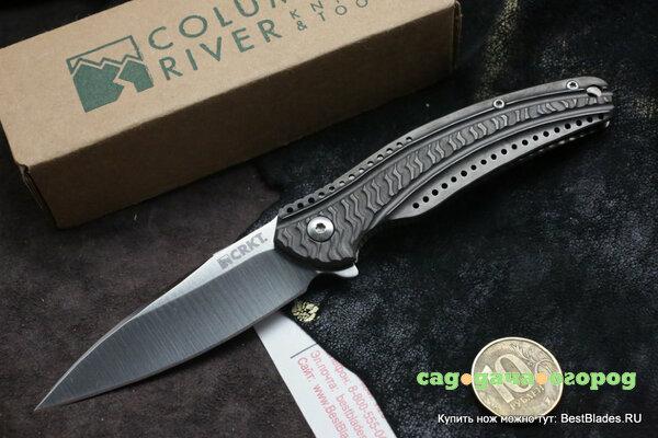 Фото Нож складной Ripple 2 Gray Coating Stainless Steel Handle (IKBS® Flipper) 70 мм. CR/K401GXP (CRKT)