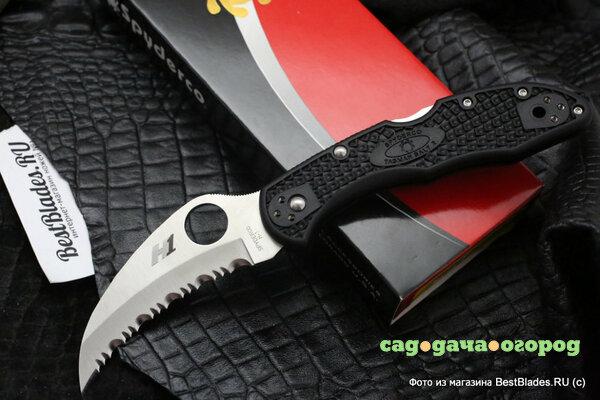 Фото Нож складной Spyderco Tasman Salt 2 H1 106SBK2