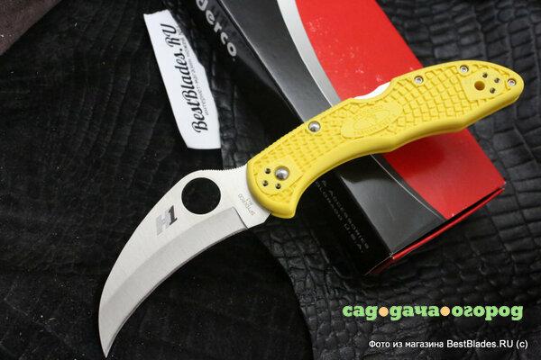 Фото Нож складной Spyderco Tasman Salt 2 H1 106PYL2