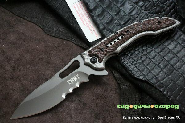 Фото Складной нож CRKT Flavio Ikoma Design Fossil™ IKBS Flipper 5471