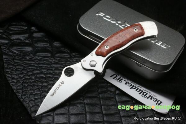 Фото Нож-сотрудничество Fox Knives и Spyderco Mini Spy SPY-2 RA