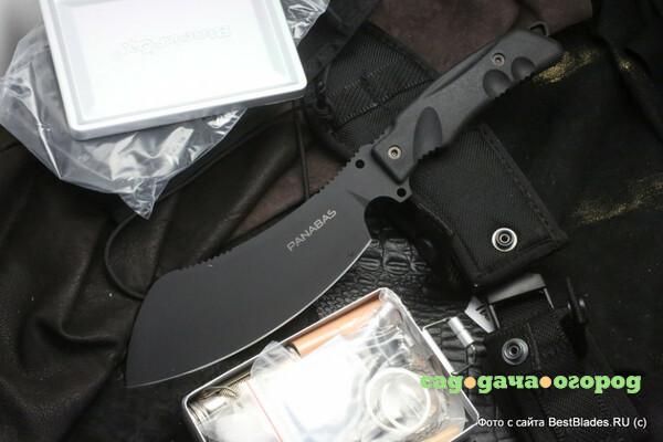 Фото Нож с фиксированным клинком Fox Knives Panabas Survival Parang Black FX-509