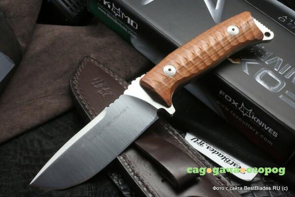 Фото Нож с фиксированным клинком Fox Knives Pro Hunter Ziricote Wood FX-131DW