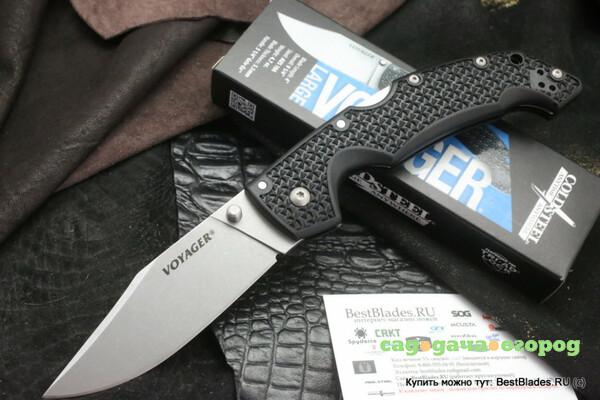 Фото Складной нож Cold Steel 29AC Voyager Large Clip Point из стали AUS-10A