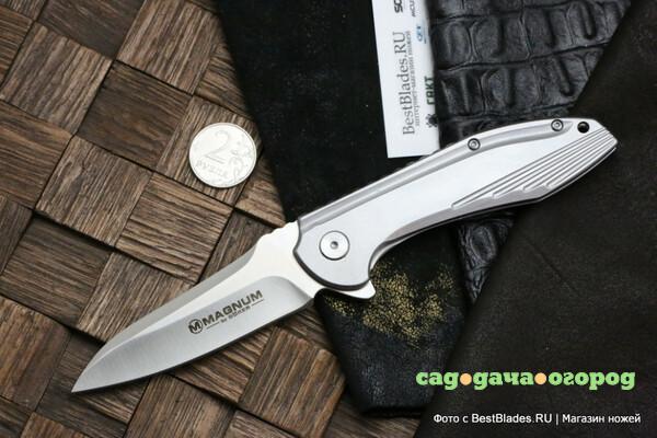 Фото Нож складной Boker BK01RY975 Quantum - рукоять сталь, клинок 440А