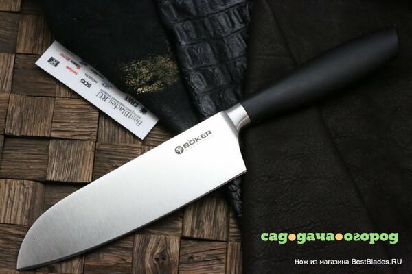 Фото Нож кухонный Boker BK130830 Böker Core сантоку клинок 16.3 см, сталь X50CrMoV15