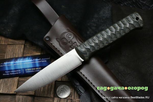 Фото Нож Owl Knife Otus F (Sleipner, микарта)