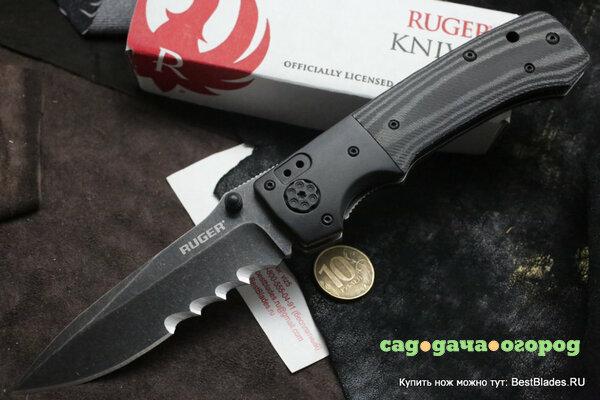 Фото Складной нож Ruger Knives All-Cylinders Bill Harsey Design R2002K