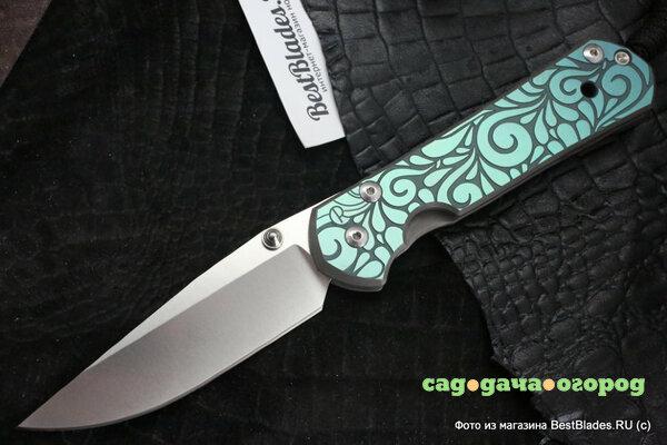 Фото Нож складной Chris Reeve Large Sebenza 21 Computer Generated Graphic Paisley ChR/L21-1052