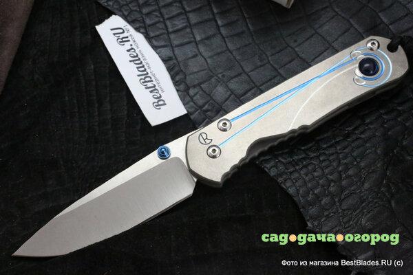 Фото Нож складной Chris Reeve Large Sebenza 21 Unique Graphics Blue Sapphire