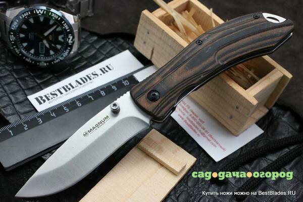 Фото Нож Boker Magnum 01sc656 Dark Earth