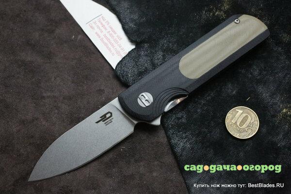 Фото Нож Bestech knives Pebble VG10 Stonewash BG07B