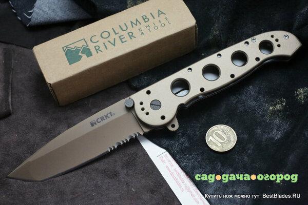 Фото Нож складной Kit Carson M16 Tanto Desert Aluminum 100 мм. CR/M16-14D (CRKT)