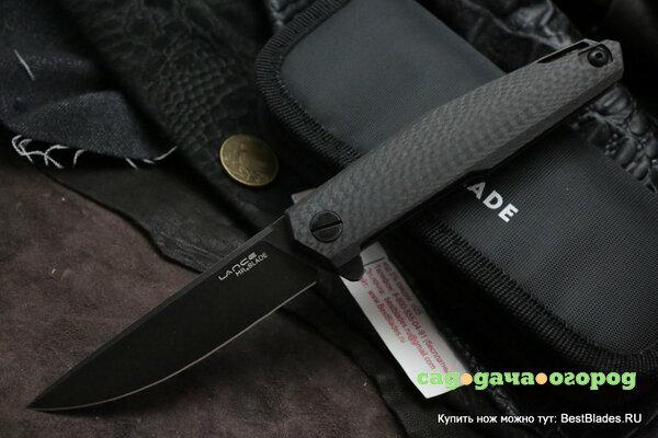 Фото Нож складной Mr.Blade Lance сталь D2 Black Stonewash рукоять карбон