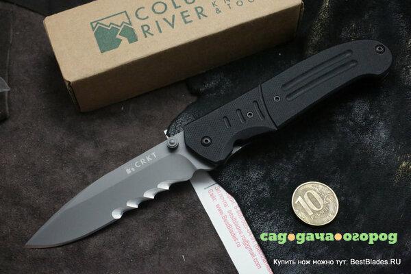 Фото Нож-полуавтомат Ignitor T Combo Edge 80 мм. CR-6865 (CRKT)