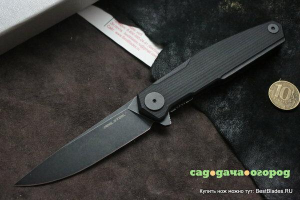 Фото Нож Realsteel G3 Puukko scandi G10 blackwash 7816