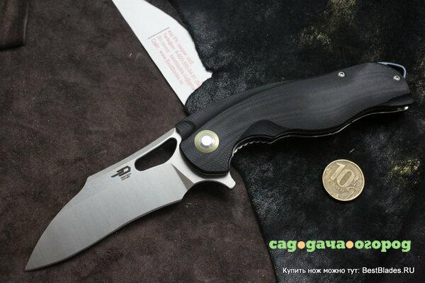 Фото Нож Bestech knives Rhino 154CM Stonewas Satin BG08A-1