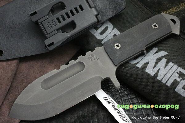 Фото Нож с фиксированным клинком Medford Sea Wolf-S OxBk-G10Bk-KyBk