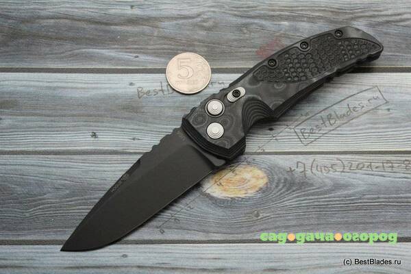 Фото Автоматический нож Hogue/Elishewitz EX-01 Auto Drop Point Black 34139B